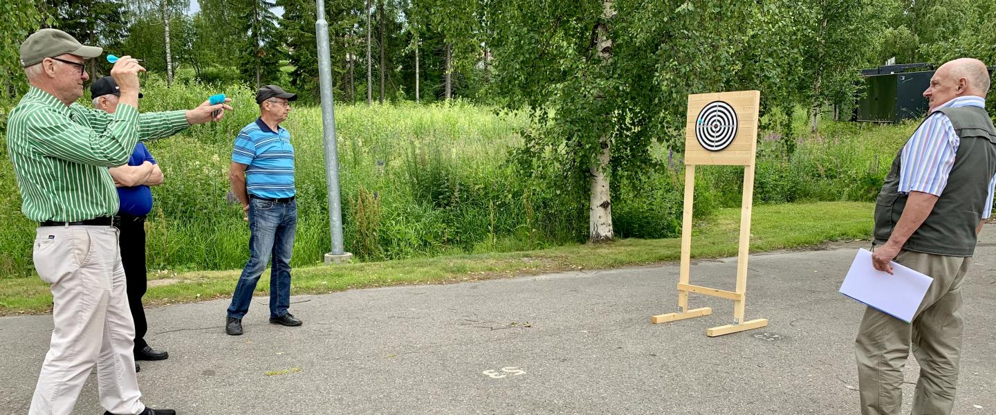 Tikanheittäjät kesätorilla