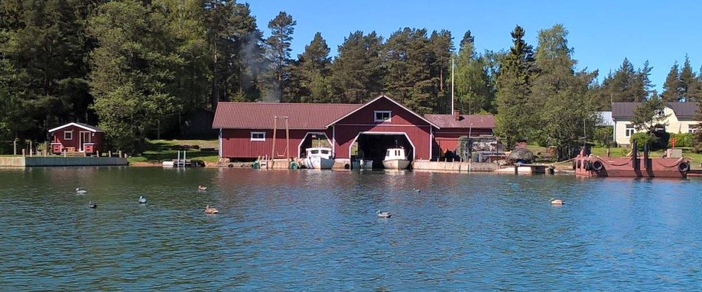 Kalastajatila mereltä