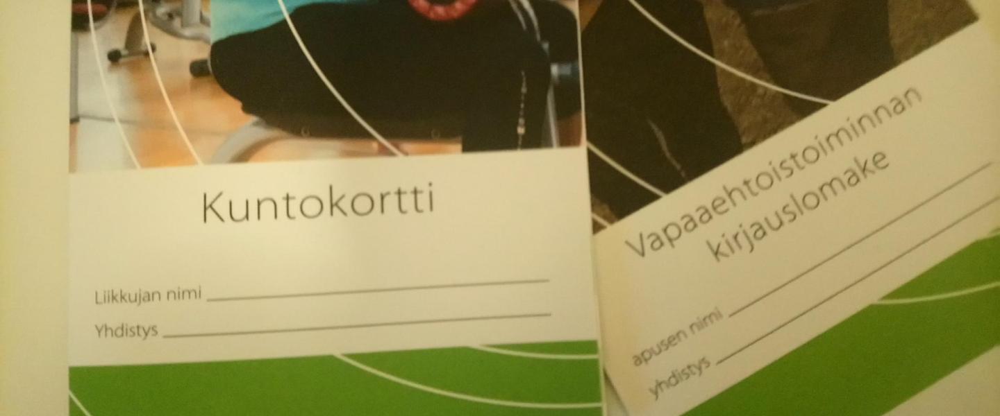 vuoden 2021 kuntokortit palautettava