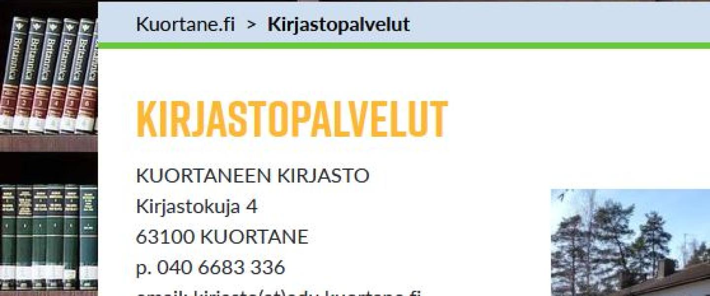Kirjasto Kuortane