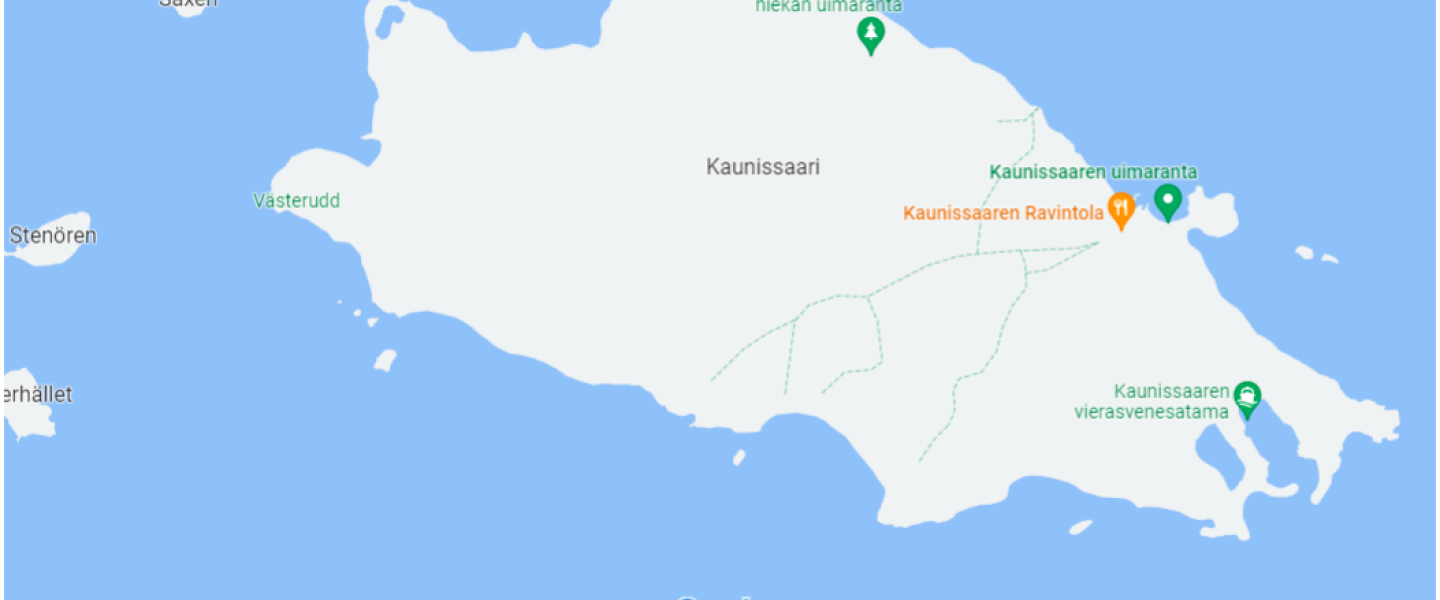 Kaunissaaren kartta