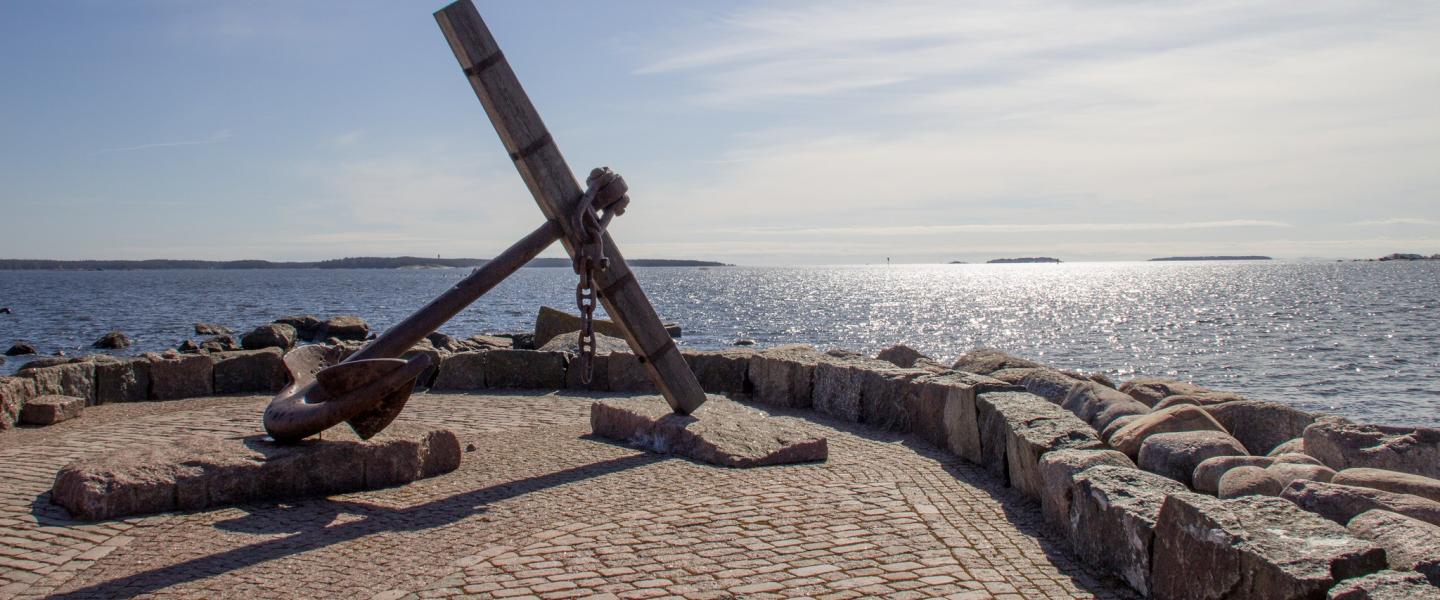 Katariinan meripuisto, ankkuriluoto