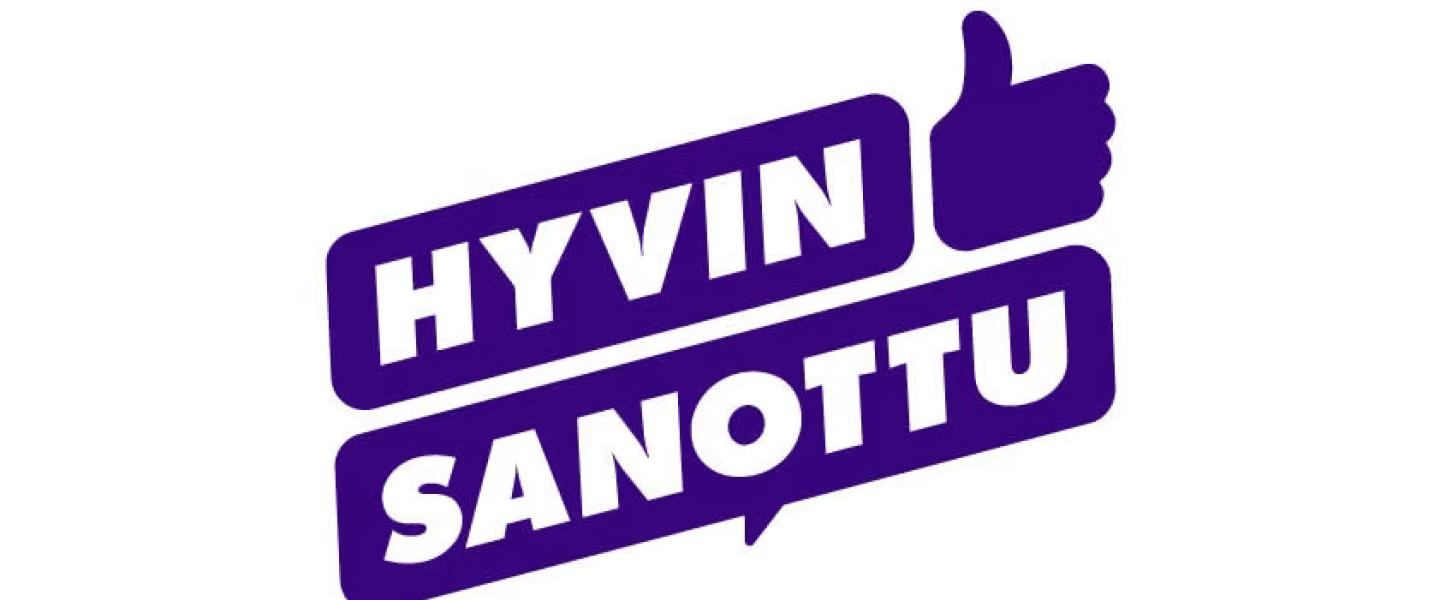 Hyvin sanottu -logo