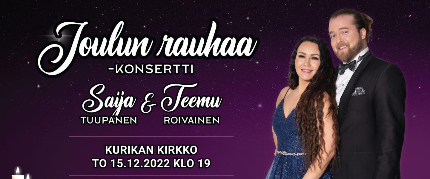 Joulun rauhaa-konserttimainos