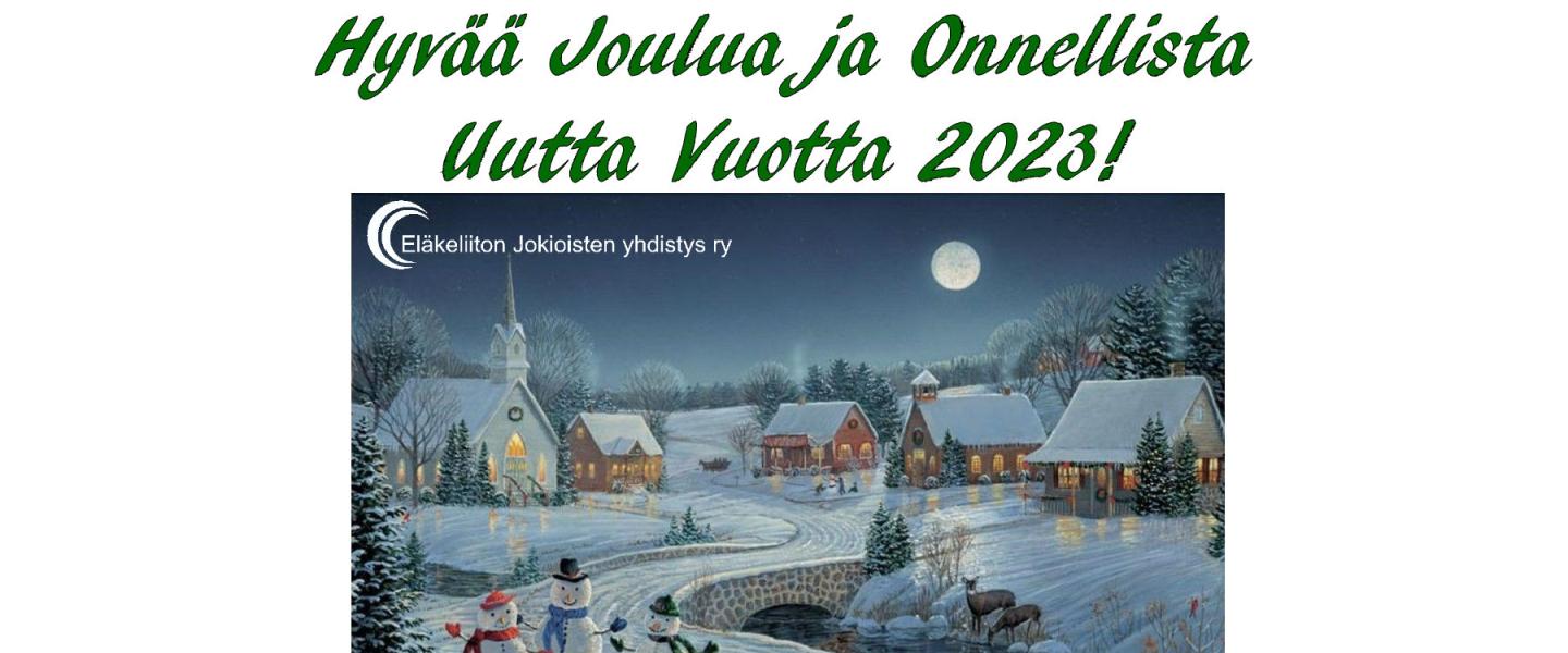 Jouluinen kuva ja joulutervehdys