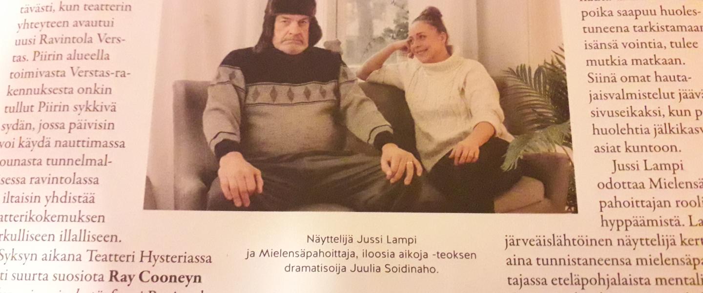 Jussi Lampi ja Juulia Soidinaho