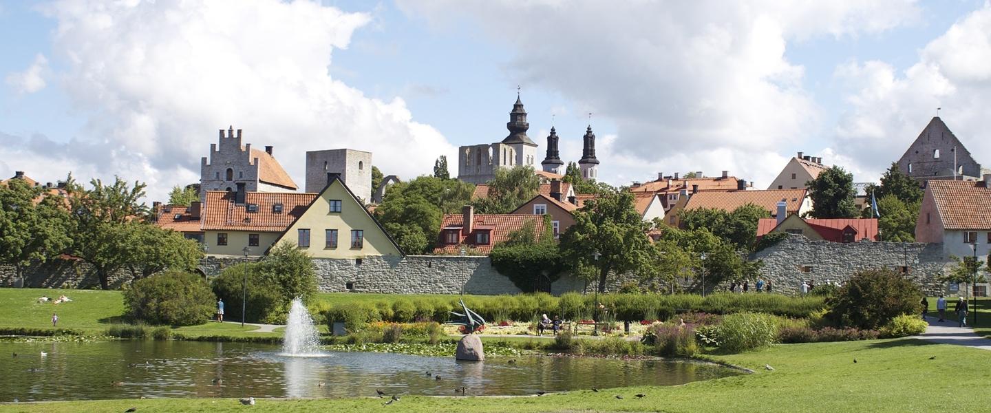 Näkymä Visbystä, Gotland