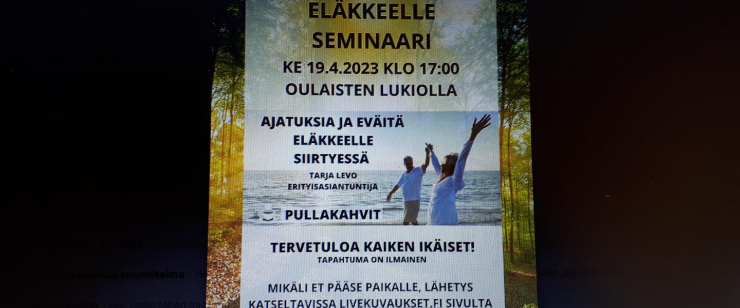 Eläkkeelle seminaari