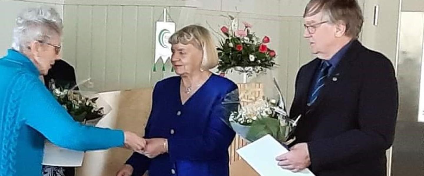 Kunniamerkki ihmiset juhla