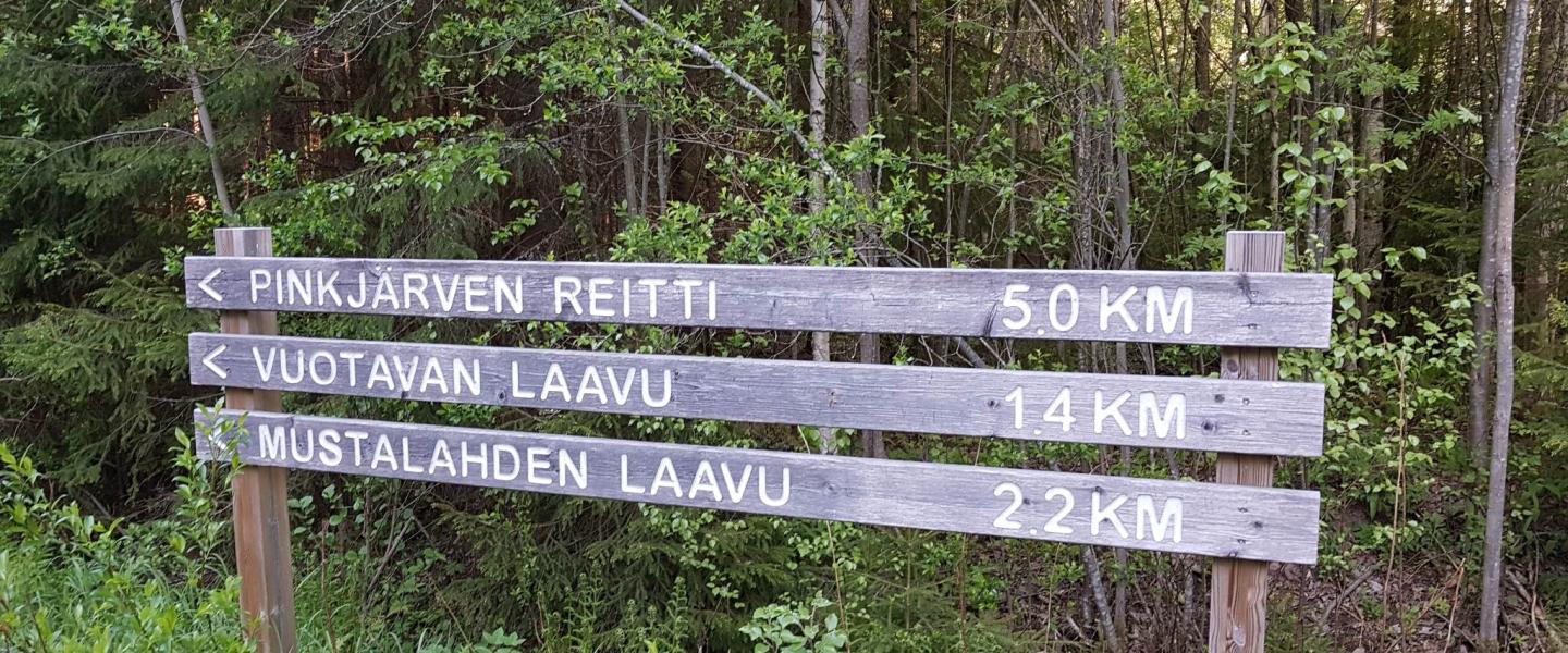 Pinkjärven reitti