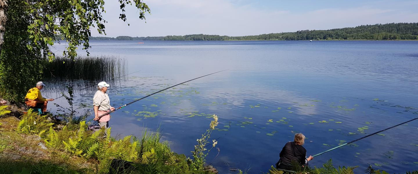 Rantaonginta 3 kalastajaa