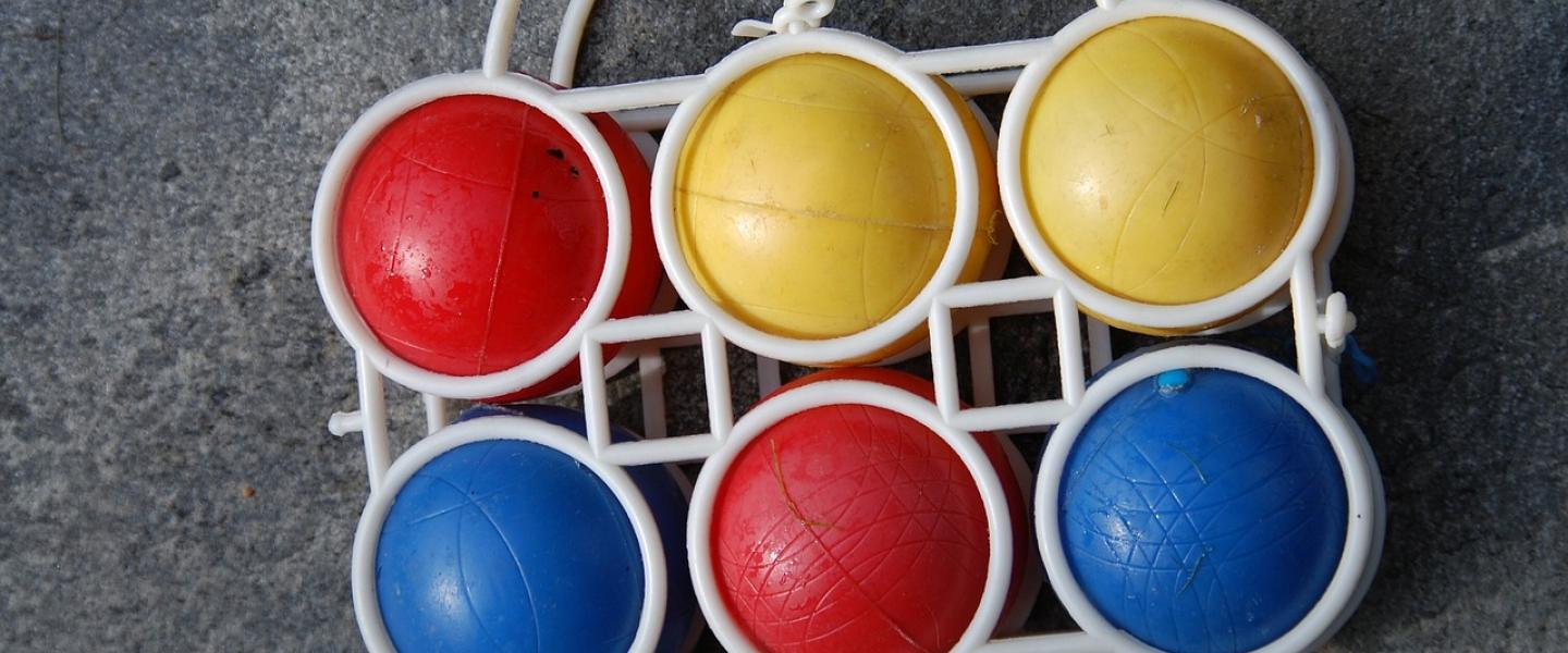 pallo boccia peli