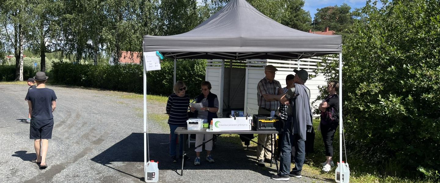 Osastomme Jokioisten pitäjäpäivillä 29.6.-24