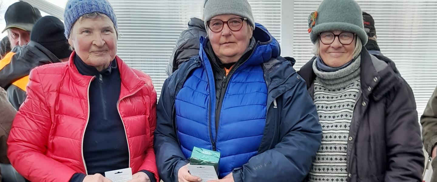 Pilkkikilpailun naisvoittajat