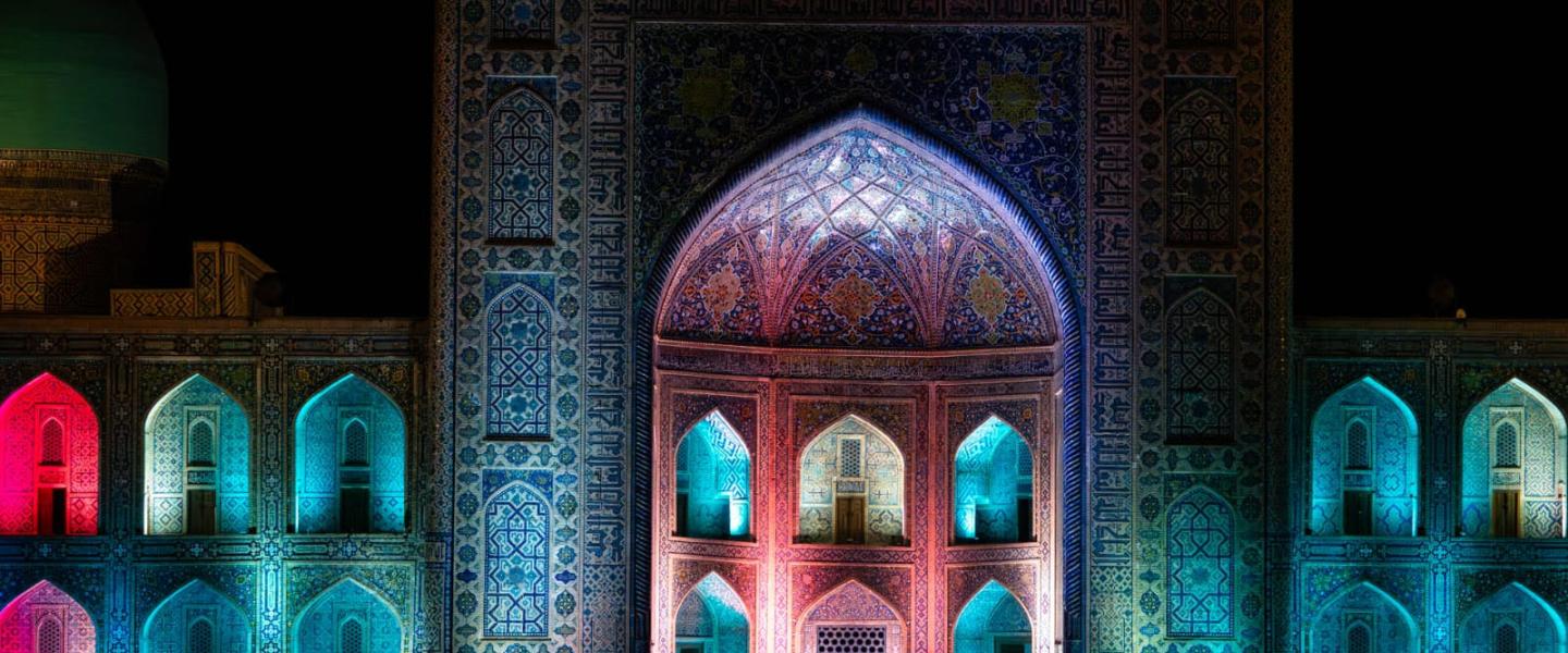 Rakennus Uzbekistanissa
