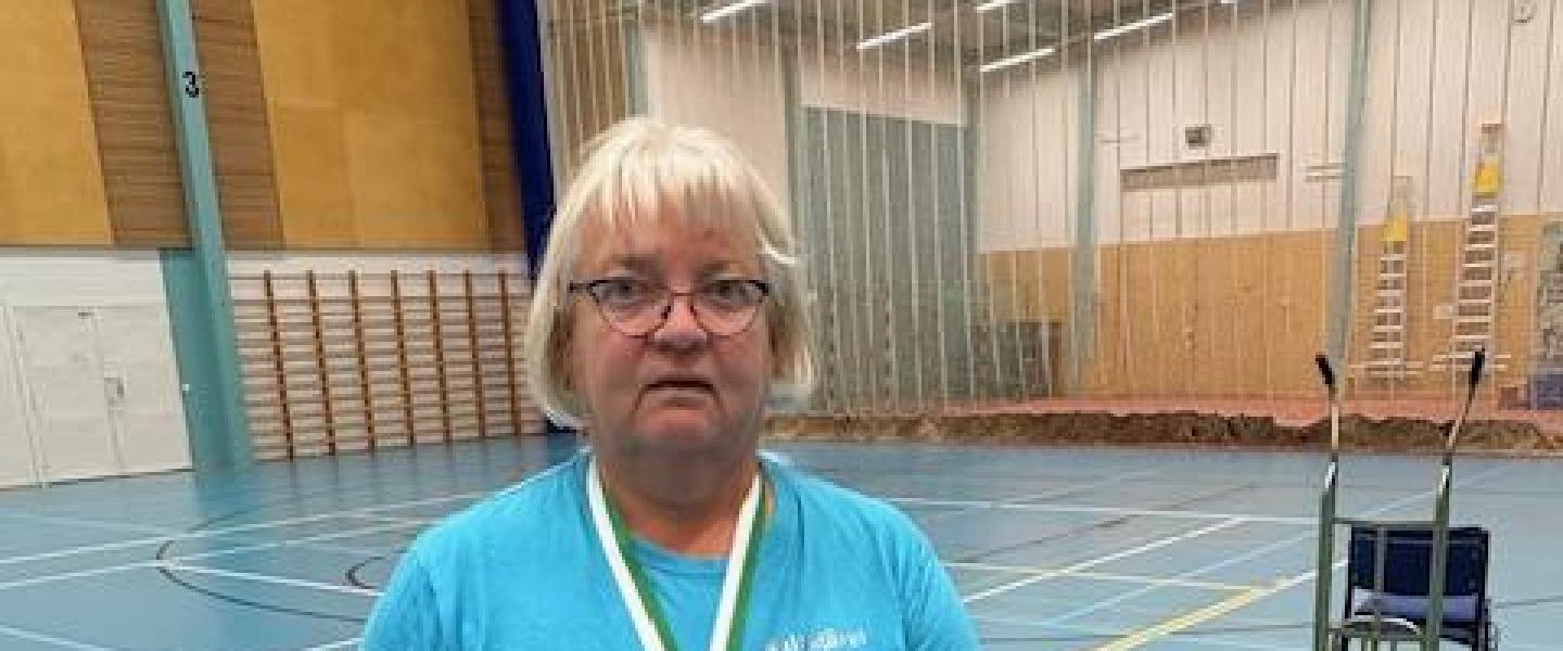 Boccian henk.koht.mestari Sirpa Arokallio