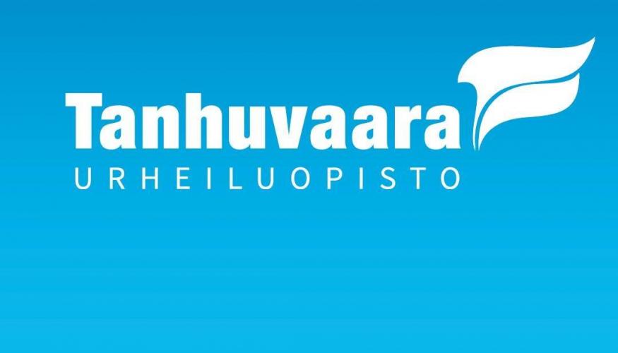 sininen mainoskuva teksti
