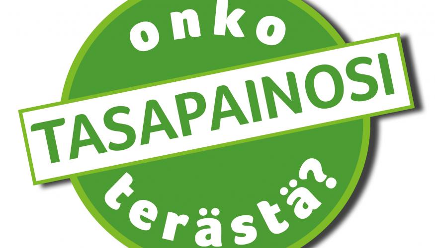 Onko tasapainosi terästä-logo