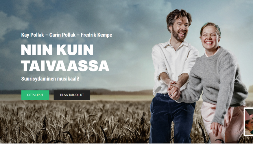 Niin kuin tavaassi musikaalin otsakekuva