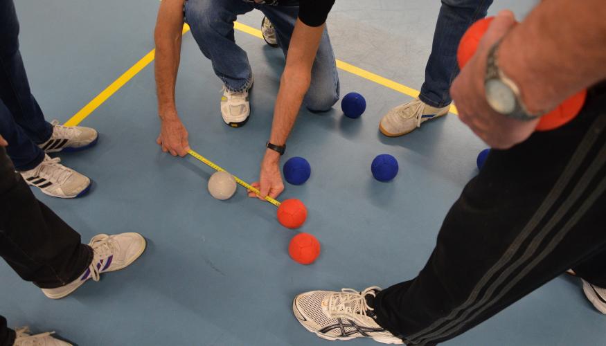 Boccia tuloksen mittaus